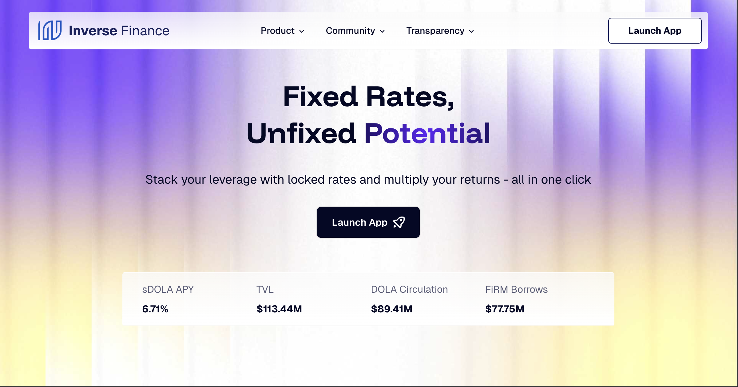 Inverse Finance - Fixed-Rate DeFi borrowing